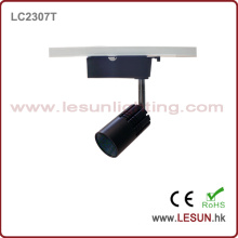 Small Size 7W 3 Wire COB LED Track Light with Black Color LC2307t